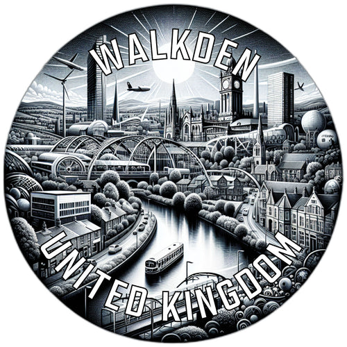Walkden United Kingdom Souvenir Vinyl Decal Sticker 6-Inch