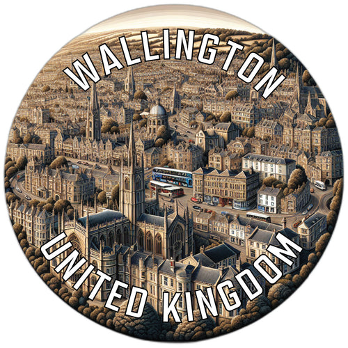 Wallington United Kingdom Souvenir Vinyl Decal Sticker 2-Inch