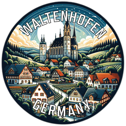 Waltenhofen Germany Souvenir Vinyl Decal Sticker 3-Inch