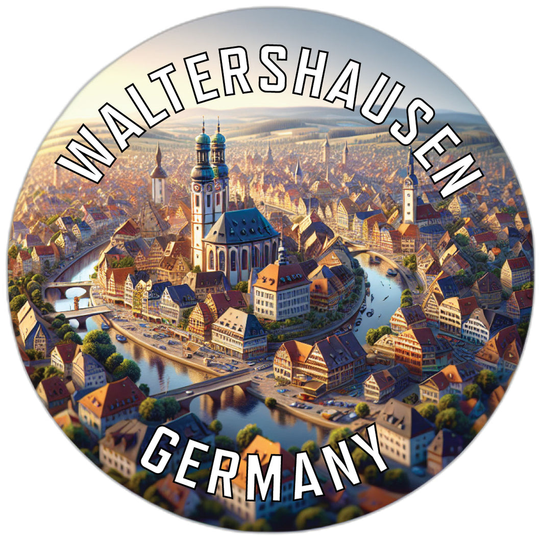 Waltershausen Germany Souvenir Vinyl Decal Sticker 2-Inch