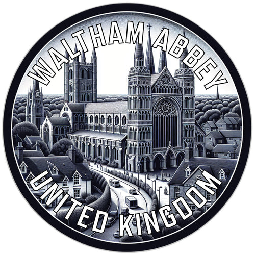 Waltham Abbey United Kingdom Souvenir Vinyl Decal Sticker 6-Inch
