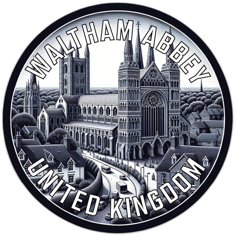 Waltham Abbey United Kingdom Souvenir Vinyl Decal Sticker 6-Inch