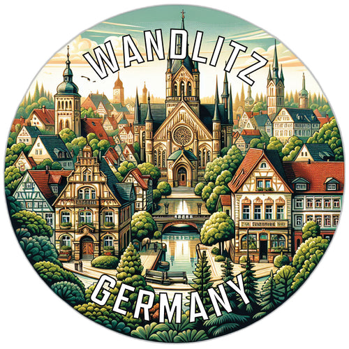 Wandlitz Germany Souvenir Vinyl Decal Sticker 2-Inch