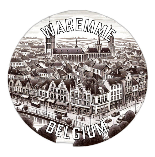 Waremme Belgium Souvenir Vinyl Decal Sticker 2-Inch