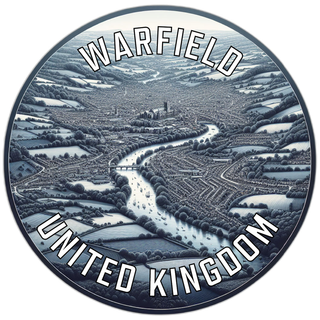 Warfield United Kingdom Souvenir Die Cut Flat Magnet 6-Inch
