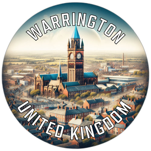 Warrington United Kingdom Souvenir Vinyl Decal Sticker 6-Inch