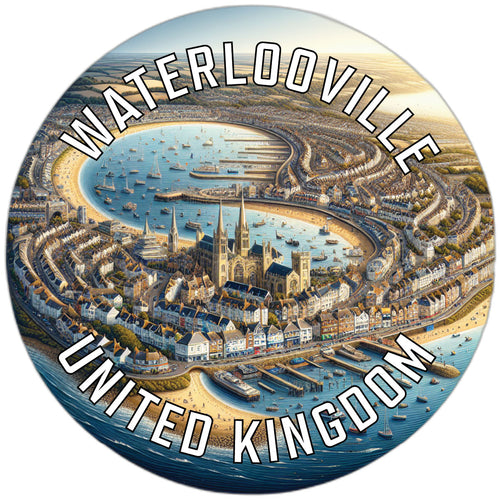 Waterlooville United Kingdom Souvenir Vinyl Decal Sticker 2-Inch