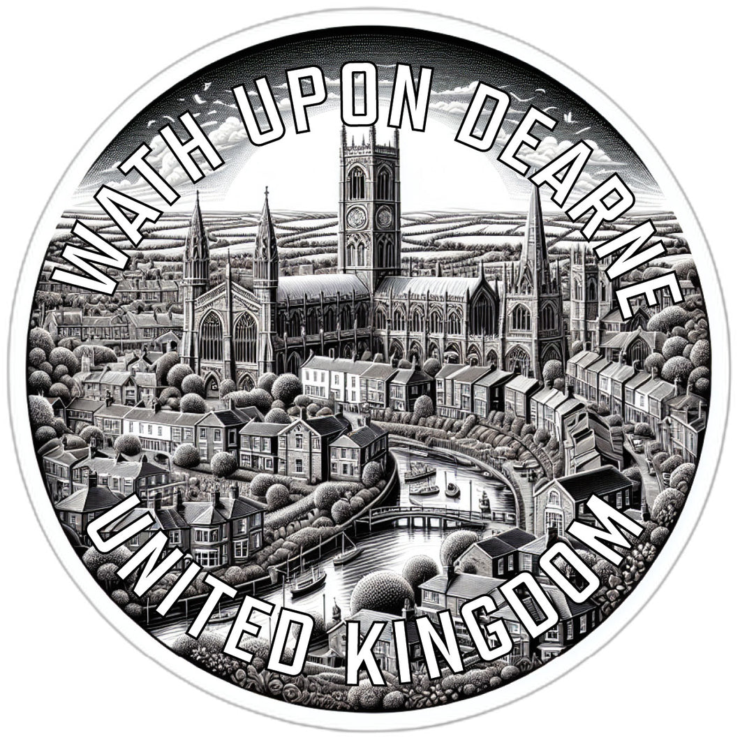 Wath upon Dearne United Kingdom Souvenir Vinyl Decal Sticker 2-Inch