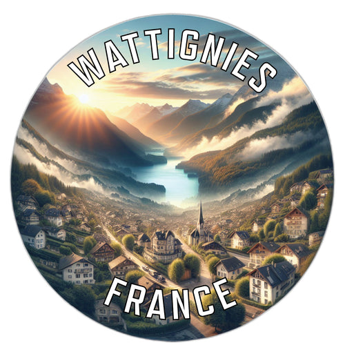 Wattignies France Souvenir Vinyl Decal Sticker 6-Inch