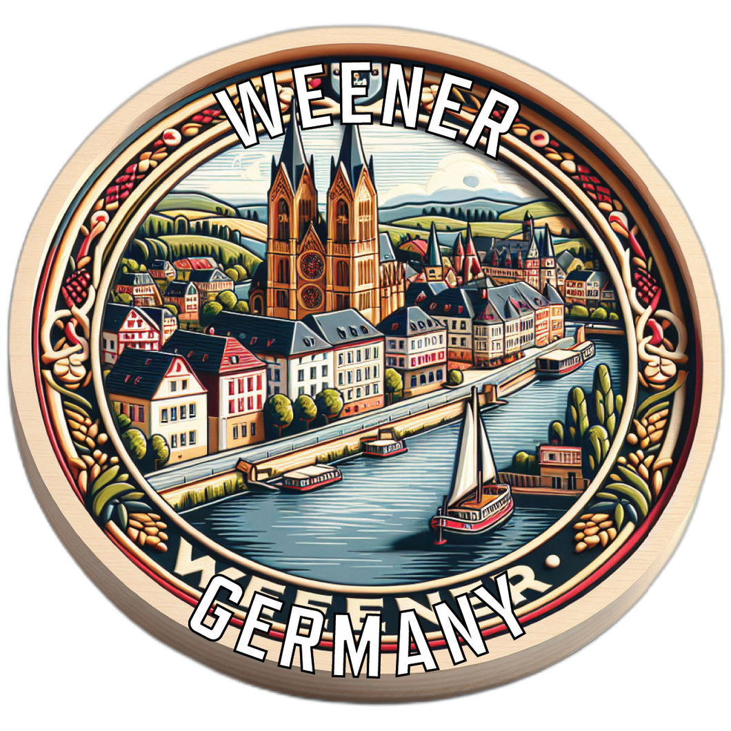 Weener Germany Souvenir Vinyl Decal Sticker 2-Inch