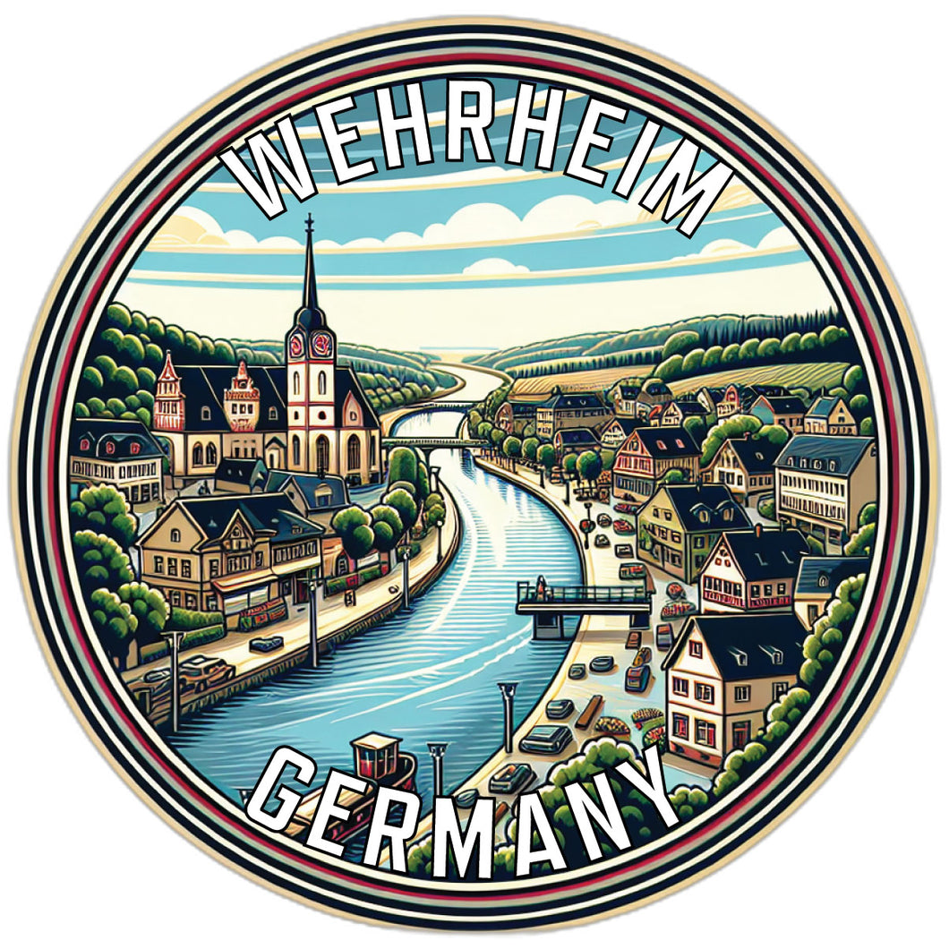 Wehrheim Germany Souvenir Vinyl Decal Sticker 2-Inch