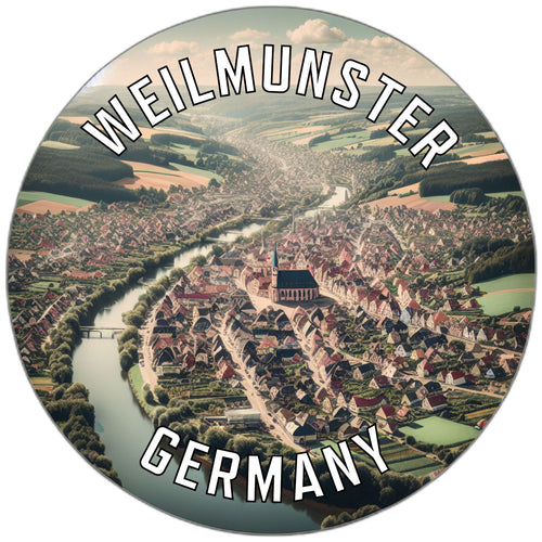 Weilmunster Germany Souvenir Die Cut Flat Magnet 2-Inch