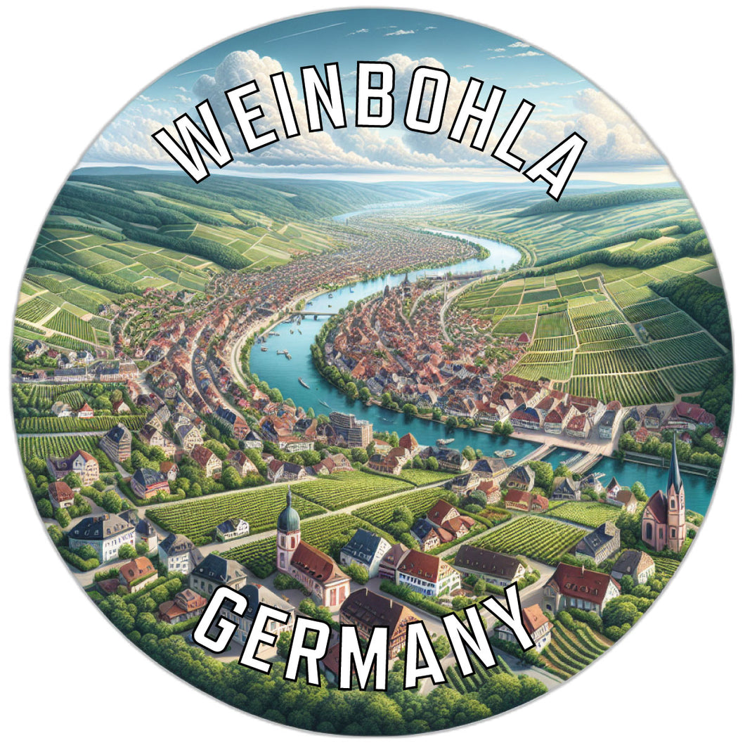 Weinbohla Germany Souvenir Die Cut Flat Magnet 2-Inch
