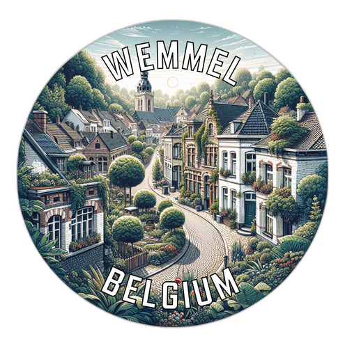 Wemmel Belgium Souvenir Vinyl Decal Sticker 6-Inch
