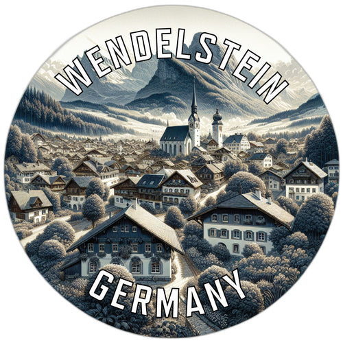 Wendelstein Germany Souvenir Die Cut Flat Magnet 2-Inch