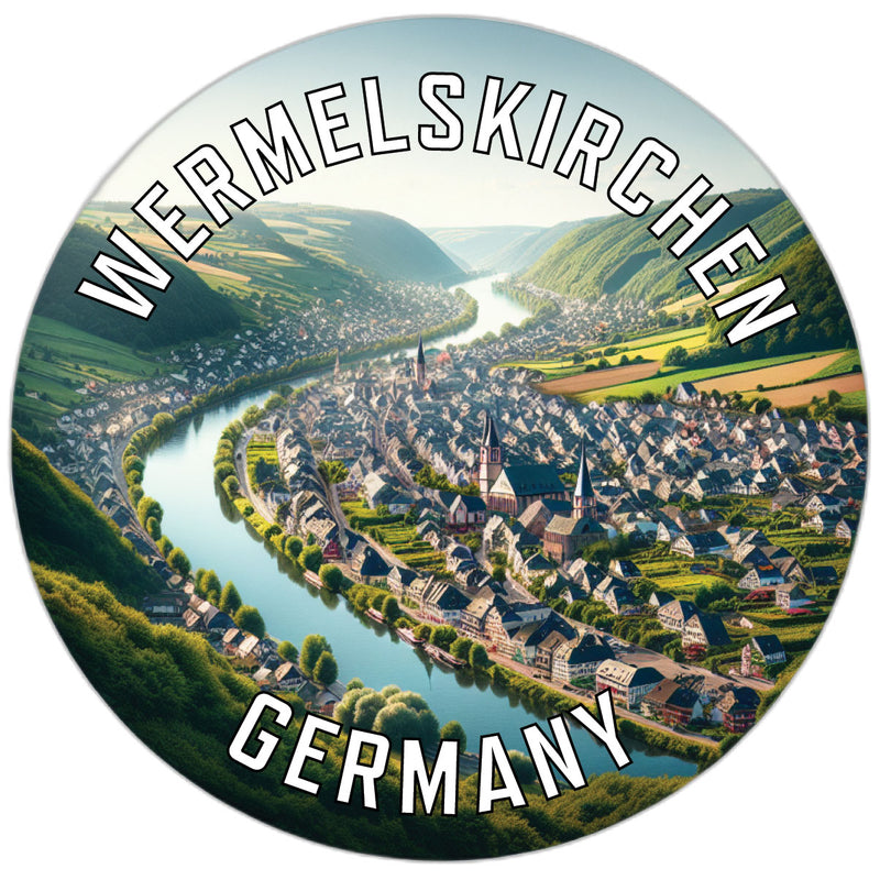Wermelskirchen Germany Souvenir Die Cut Flat Magnet 2-Inch