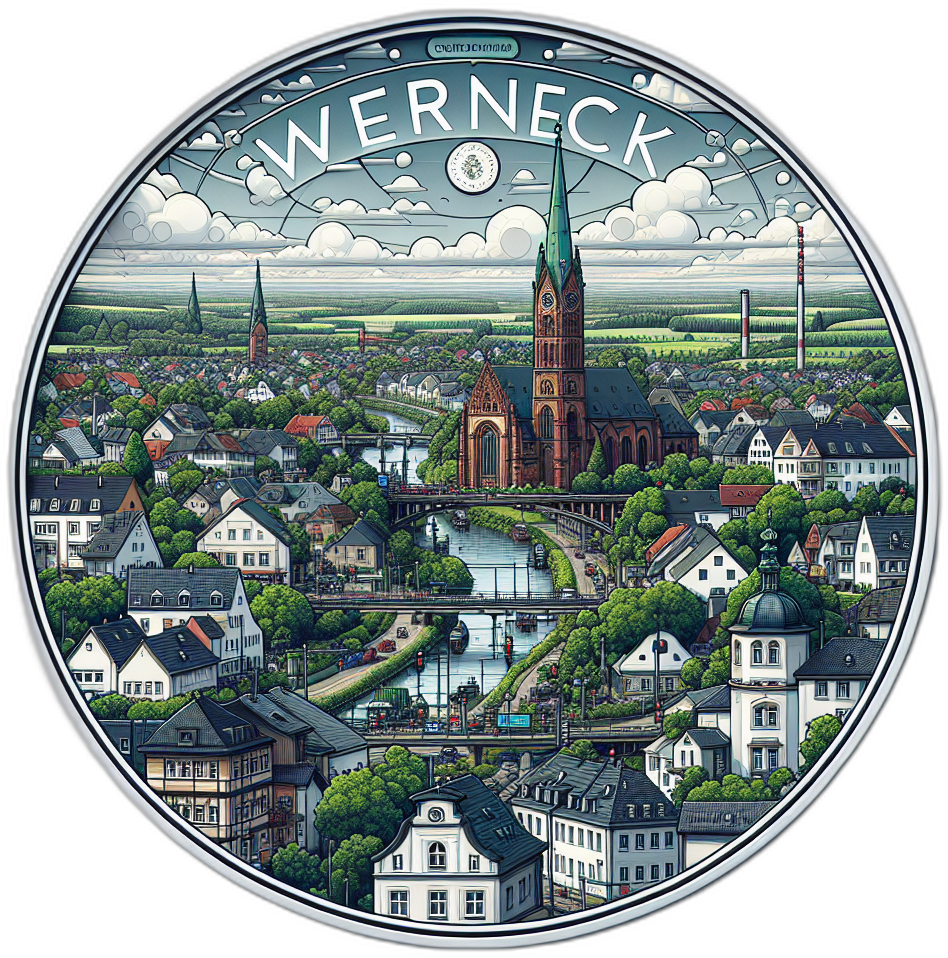 Werneck Germany Souvenir Vinyl Decal Sticker 6-Inch