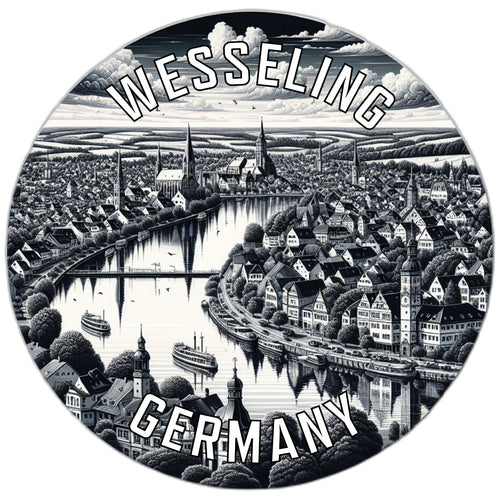 Wesseling Germany Souvenir Vinyl Decal Sticker 2-Inch