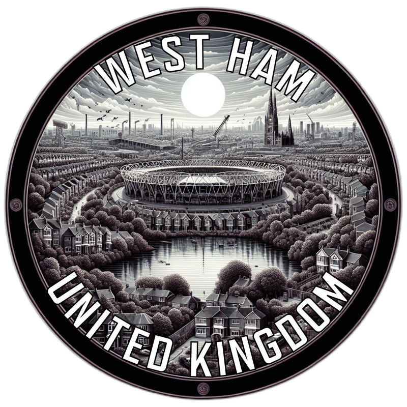 West Ham United Kingdom Souvenir Die Cut Flat Magnet 2-Inch