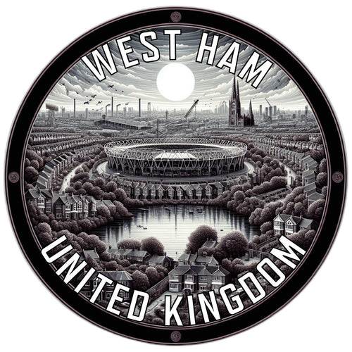 West Ham United Kingdom Souvenir Vinyl Decal Sticker 2-Inch