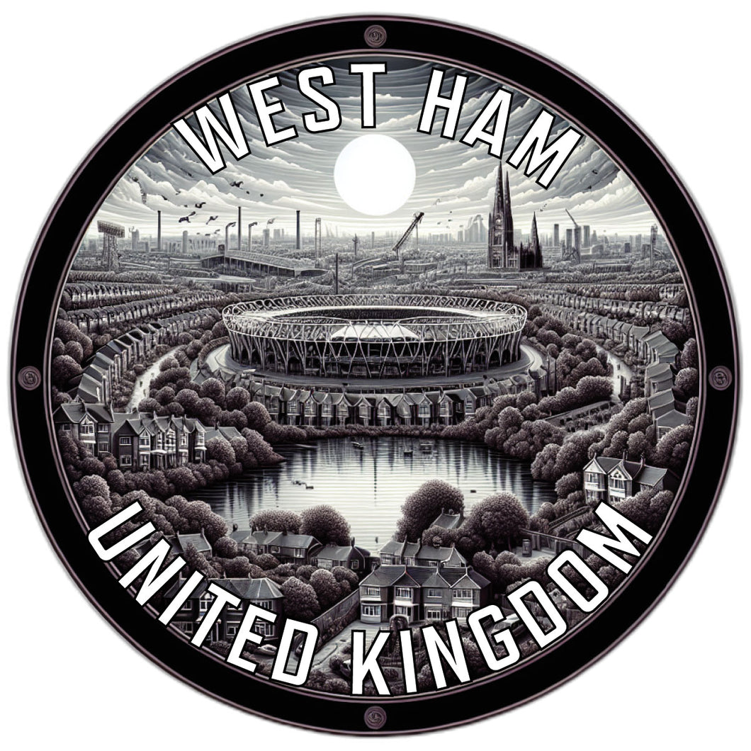 West Ham United Kingdom Souvenir Vinyl Decal Sticker 2-Inch