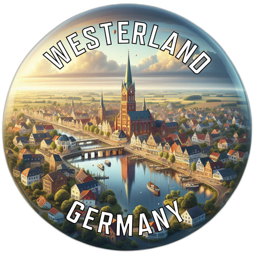 Westerland Germany Souvenir Vinyl Decal Sticker 6-Inch