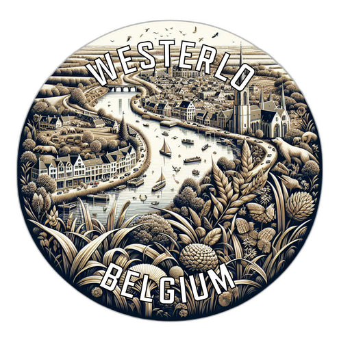 Westerlo Belgium Souvenir Vinyl Decal Sticker 6-Inch