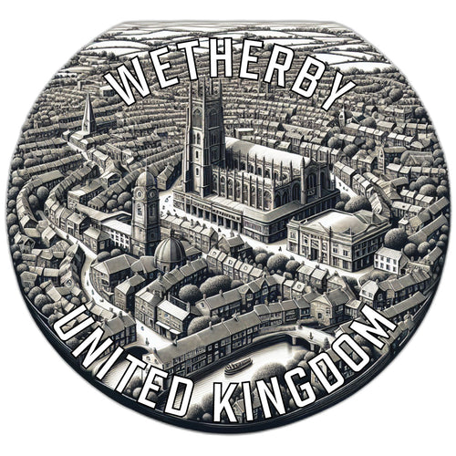 Wetherby United Kingdom Souvenir Vinyl Decal Sticker 6-Inch
