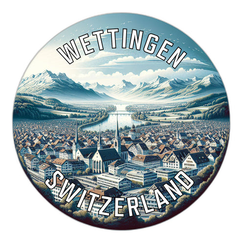 Wettingen Switzerland Souvenir Vinyl Decal Sticker 3-Inch