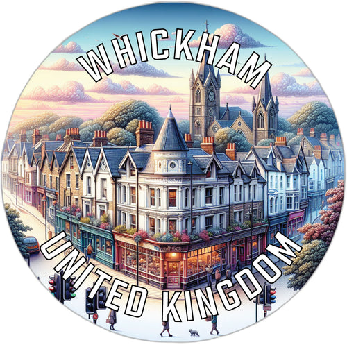 Whickham United Kingdom Souvenir Die Cut Flat Magnet 2-Inch