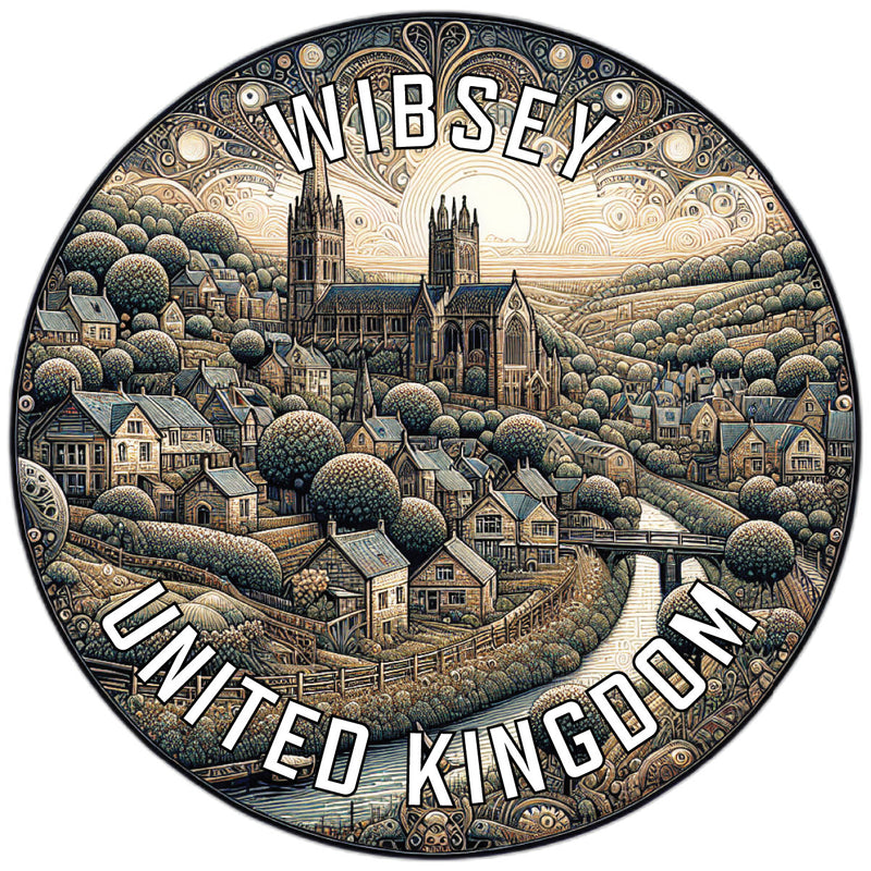 Wibsey United Kingdom Souvenir Vinyl Decal Sticker 6-Inch