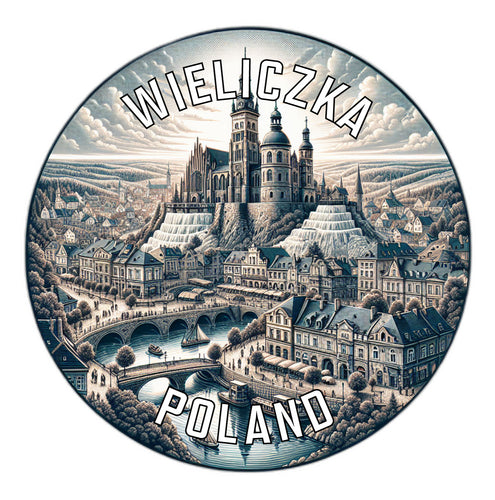 Wieliczka Poland Souvenir Vinyl Decal Sticker 6-Inch