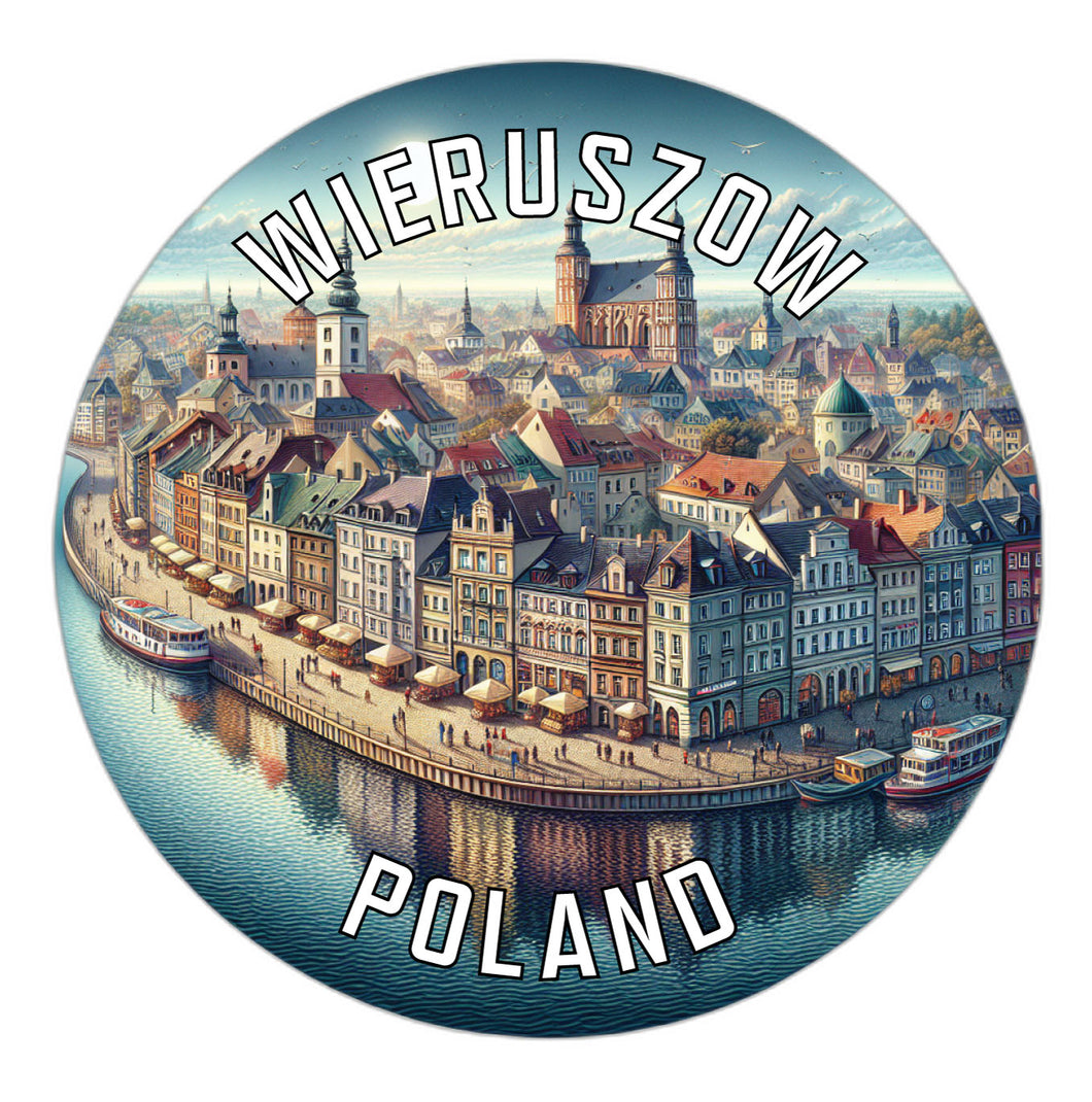 Wieruszow Poland Souvenir Vinyl Decal Sticker 6-Inch