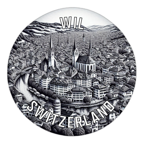 Wil Switzerland Souvenir Vinyl Decal Sticker 4-Inch
