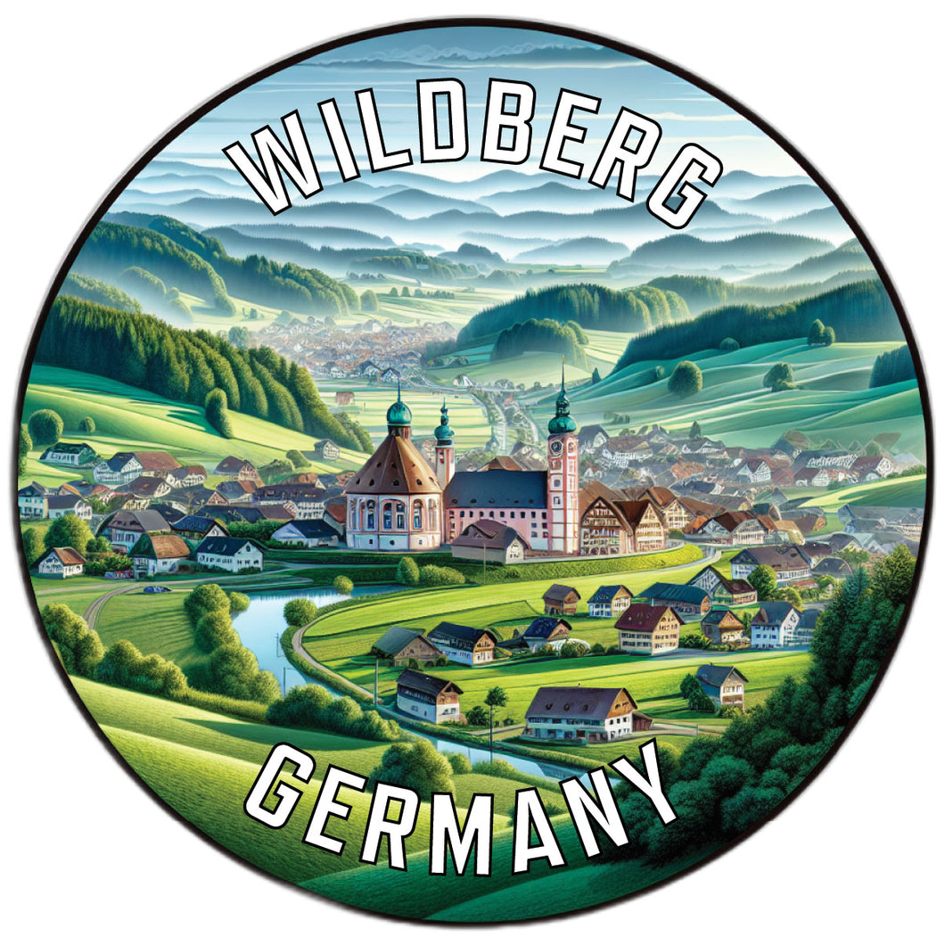 Wildberg Germany Souvenir Die Cut Flat Magnet 2-Inch