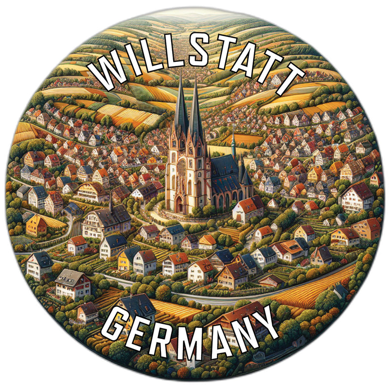 Willstatt Germany Souvenir Vinyl Decal Sticker 2-Inch