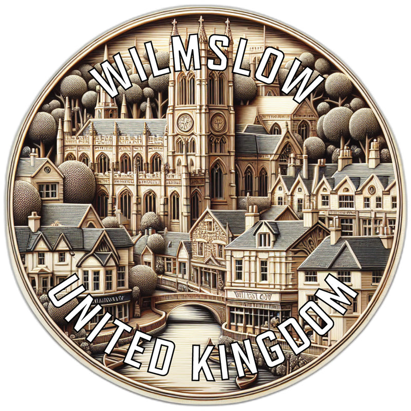 Wilmslow United Kingdom Souvenir Vinyl Decal Sticker 6-Inch