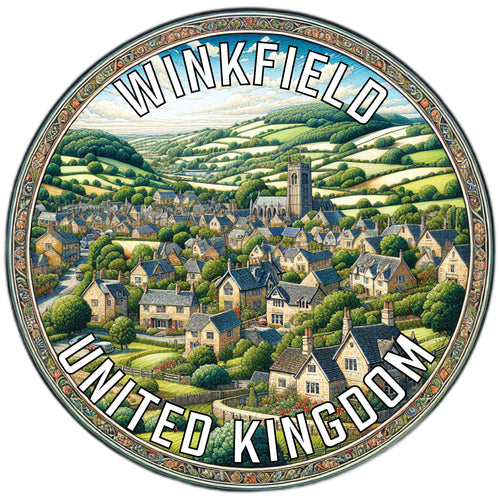 Winkfield United Kingdom Souvenir Vinyl Decal Sticker 2-Inch