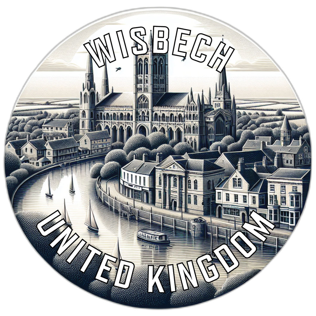 Wisbech United Kingdom Souvenir Vinyl Decal Sticker 3-Inch