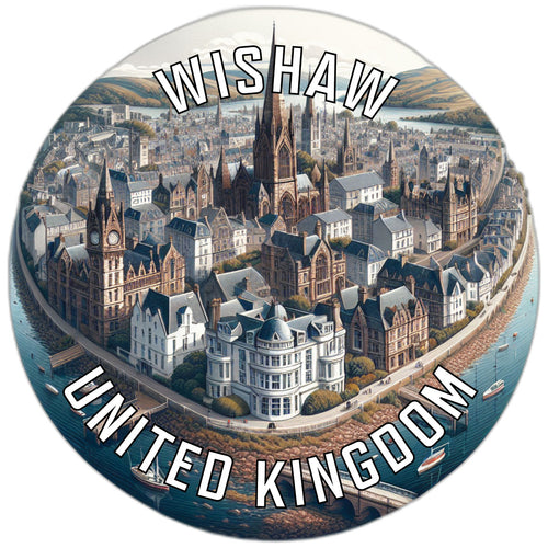 Wishaw United Kingdom Souvenir Vinyl Decal Sticker 2-Inch