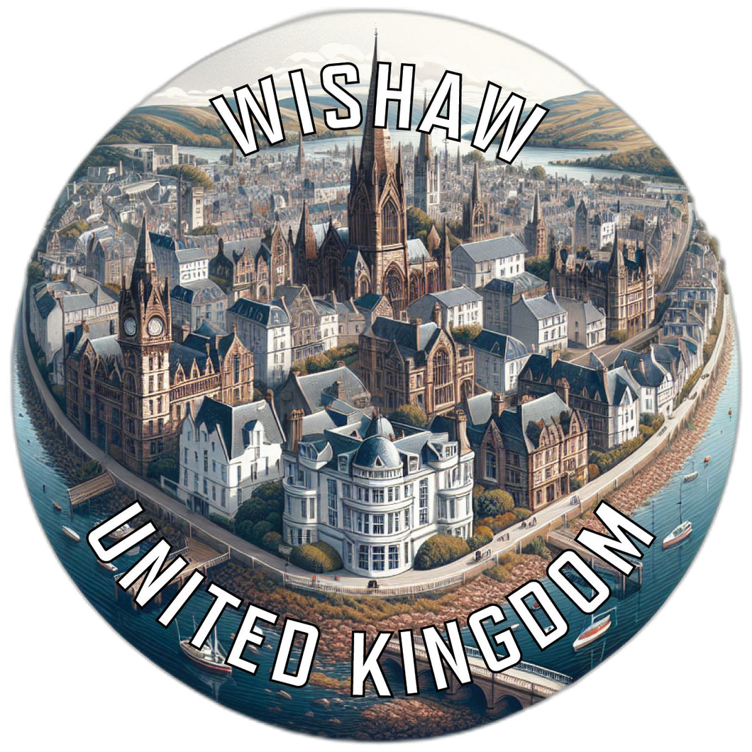 Wishaw United Kingdom Souvenir Vinyl Decal Sticker 2-Inch