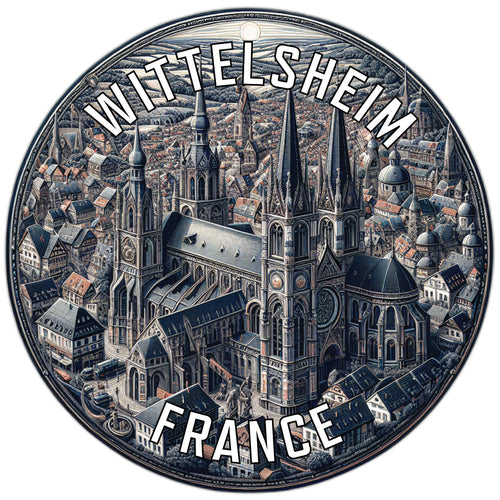 Wittelsheim France Souvenir Vinyl Decal Sticker 6-Inch