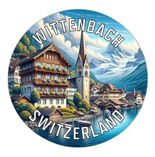 Wittenbach Switzerland Souvenir Vinyl Decal Sticker 6-Inch