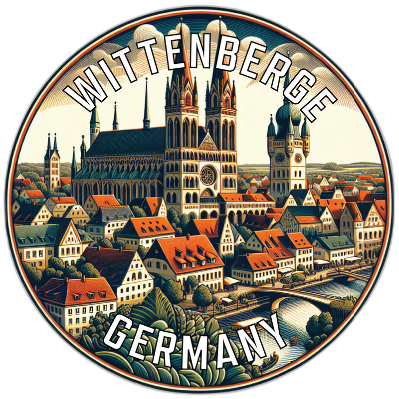 Wittenberge Germany Souvenir Vinyl Decal Sticker 2-Inch