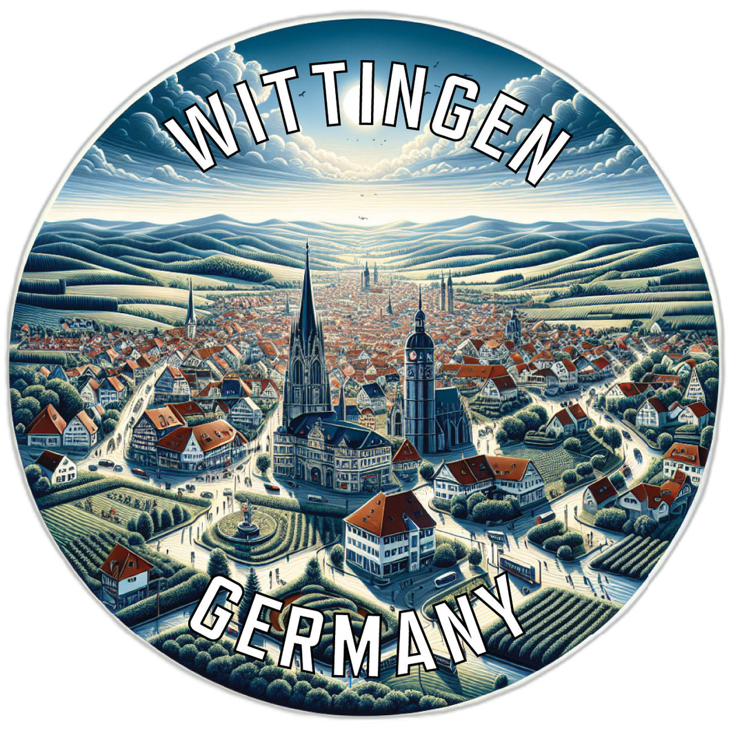 Wittingen Germany Souvenir Vinyl Decal Sticker 6-Inch