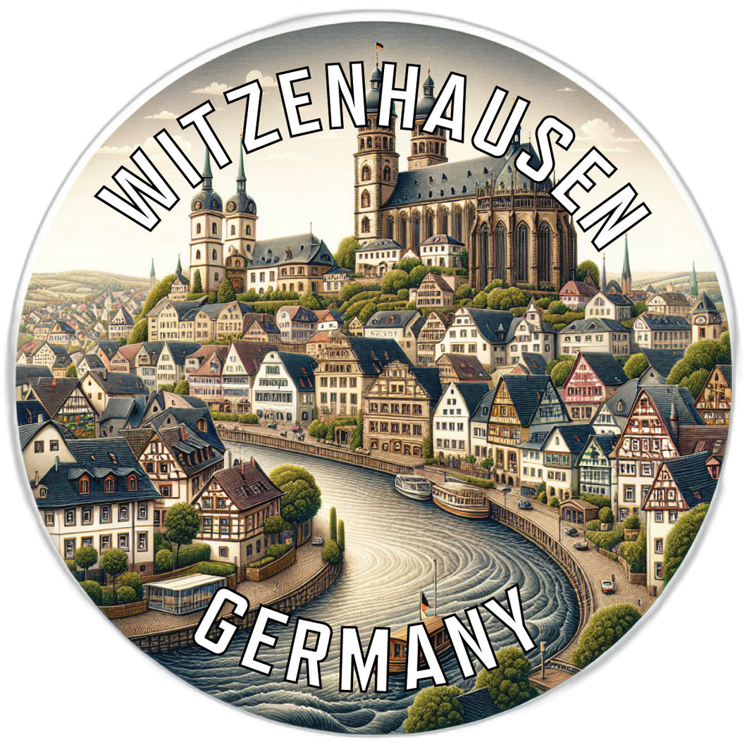 Witzenhausen Germany Souvenir Die Cut Flat Magnet 2-Inch