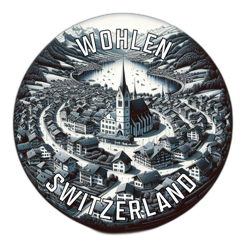 Wohlen Switzerland Souvenir Vinyl Decal Sticker 6-Inch