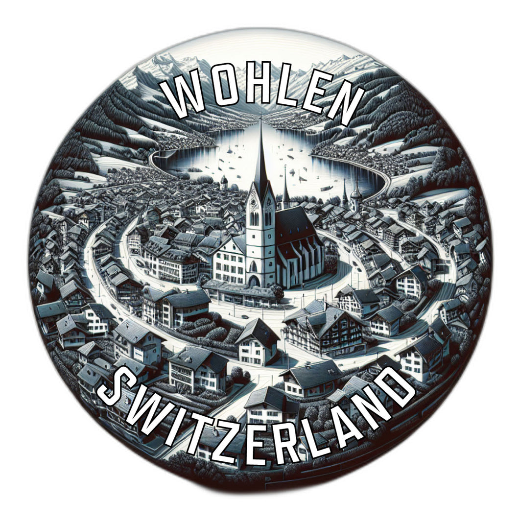 Wohlen Switzerland Souvenir Vinyl Decal Sticker 6-Inch
