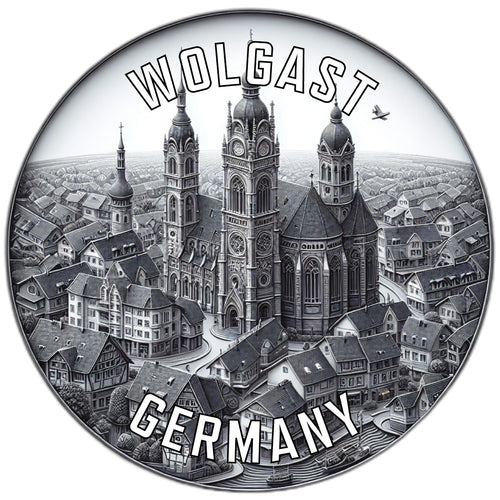 Wolgast Germany Souvenir Vinyl Decal Sticker 6-Inch