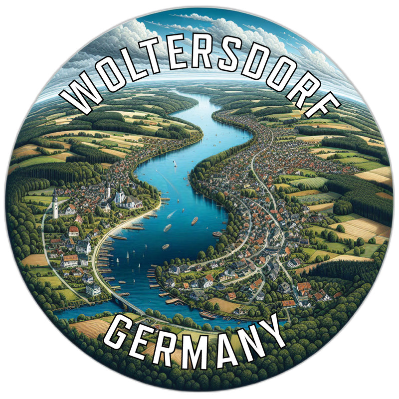 Woltersdorf Germany Souvenir Vinyl Decal Sticker 2-Inch